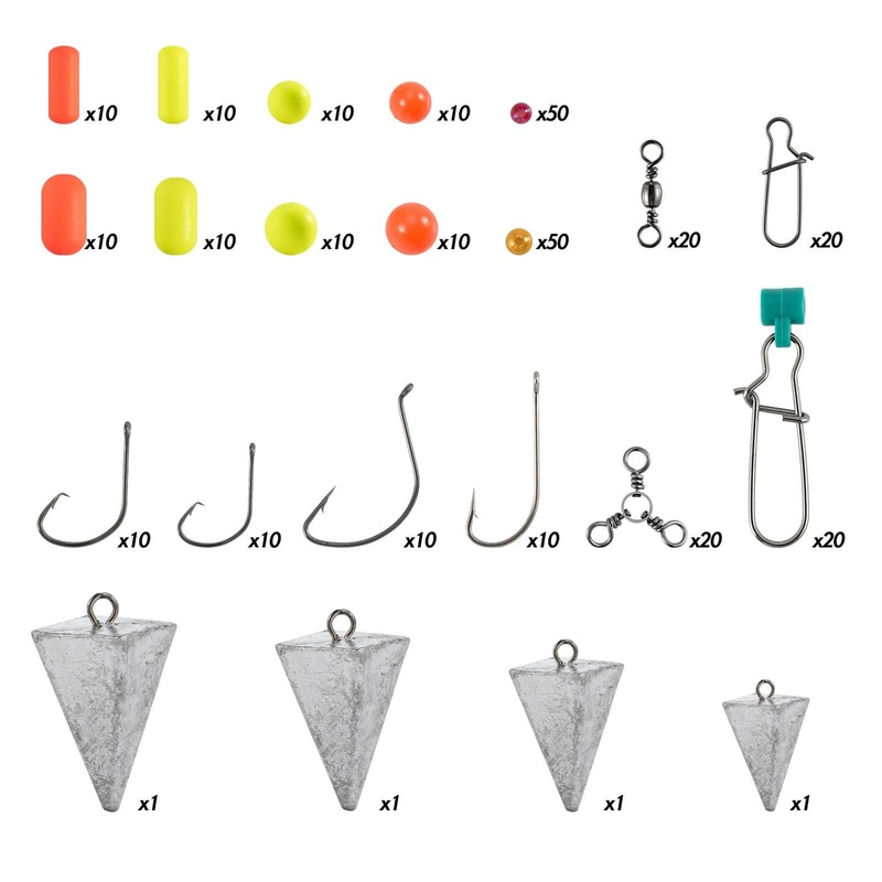 Dr.Fish 304pcs Bottom Surf Fishing Rig Making Kit