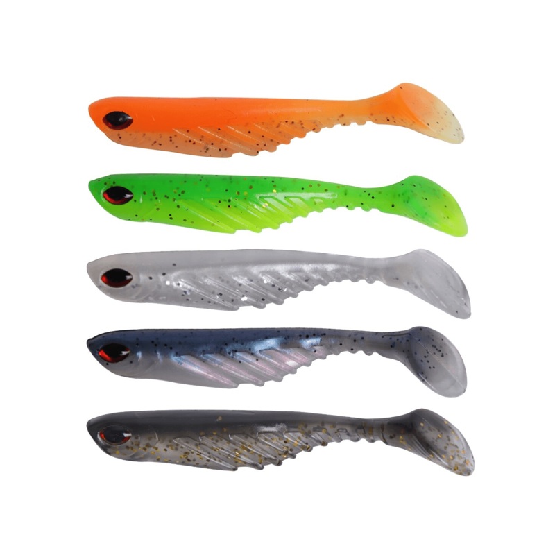 Dr.Fish 5pcs Soft Plastic Swimbaits 2.75”