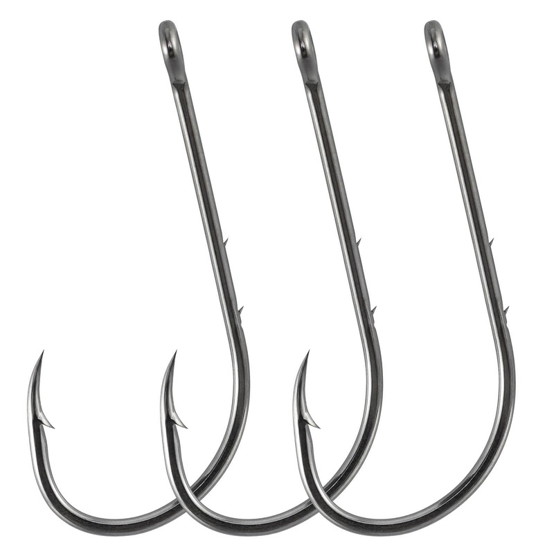 Dr.Fish 100pcs Baitholder Aberdeen Hooks #4 to 4/0
