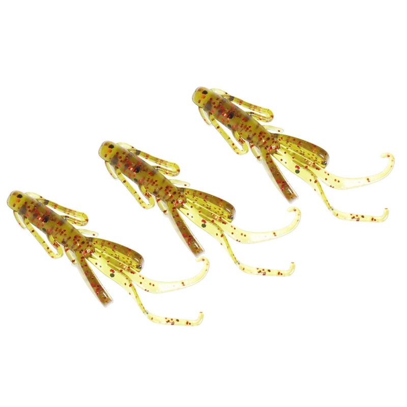 Dr.Fish 20pcs Soft Plastic Crayfish 1.18”