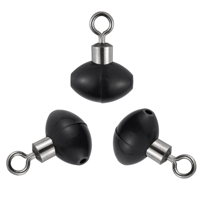 Dr.Fish 50pcs Pulley Rig Bead with Swivel