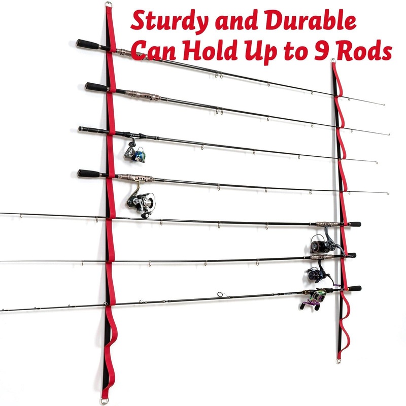 Dr.Fish Fishing Rod Holder for 1-9 Rods