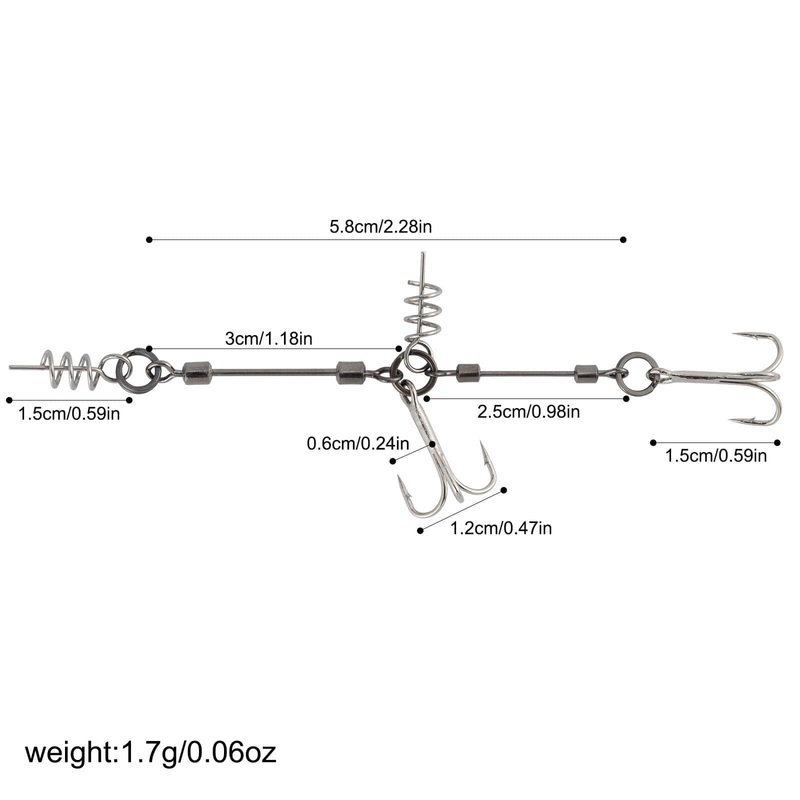 Dr.Fish Pike Stinger Rig for Softbait 10/15cm