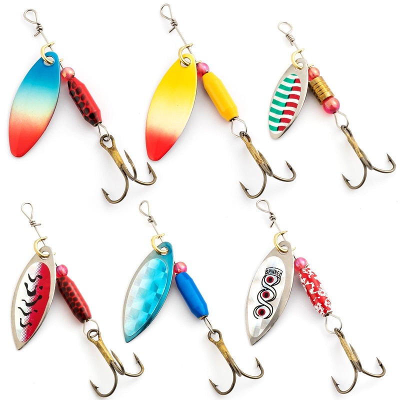Dr.Fish Spinners and Weighted Shad Lures Kit