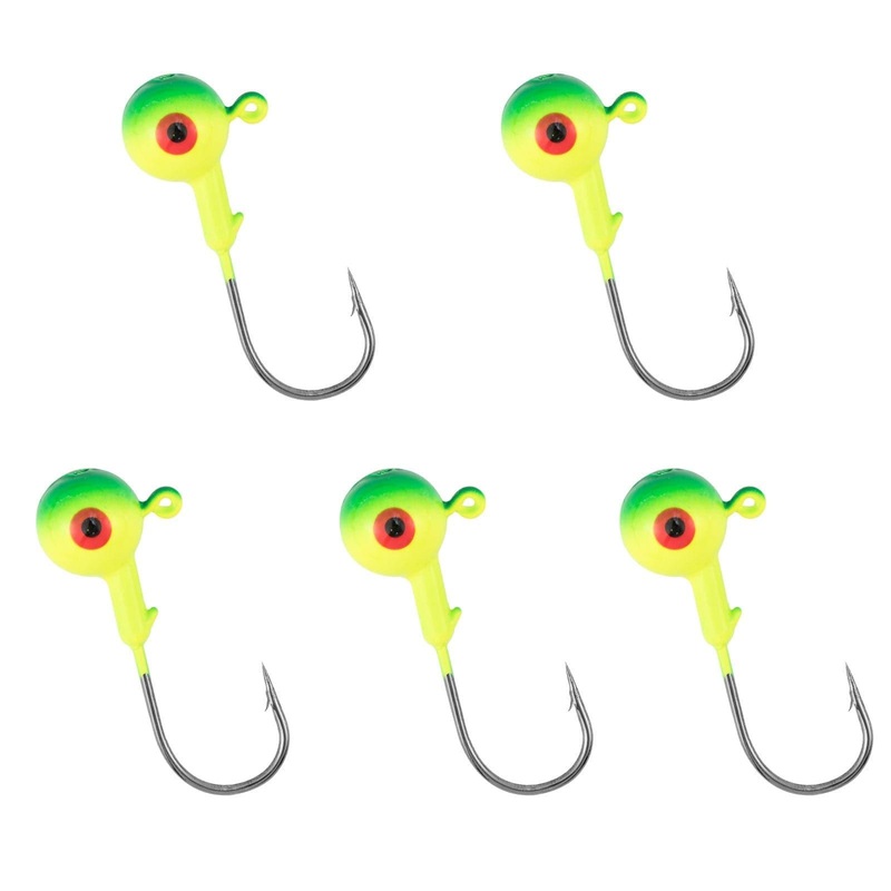Dr.Fish 10/50pcs Crappie Jig Heads 1/8-1/2oz