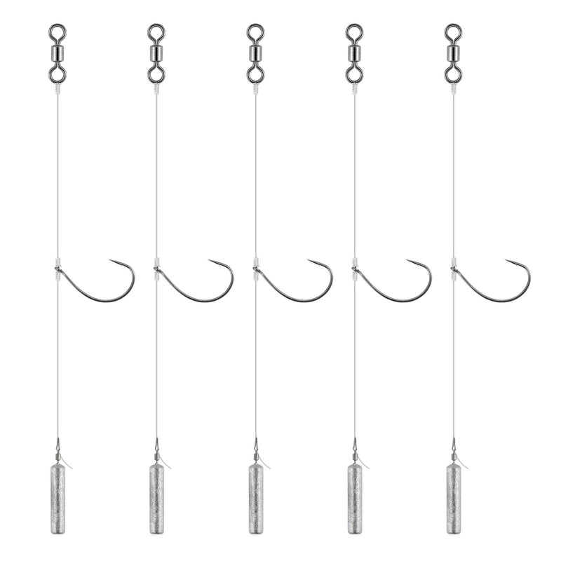 Dr.Fish 10pcs Ready Tied Drop Shot Rigs