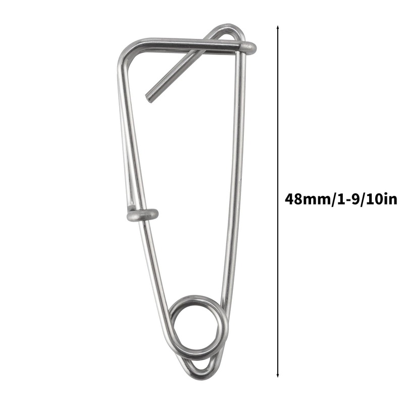 Dr.Fish 10pcs Sliver Trotline Clips