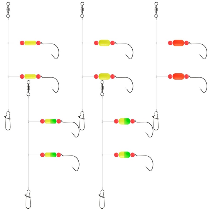 Dr.Fish 5 packs Surf Fishing Pompano Rigs
