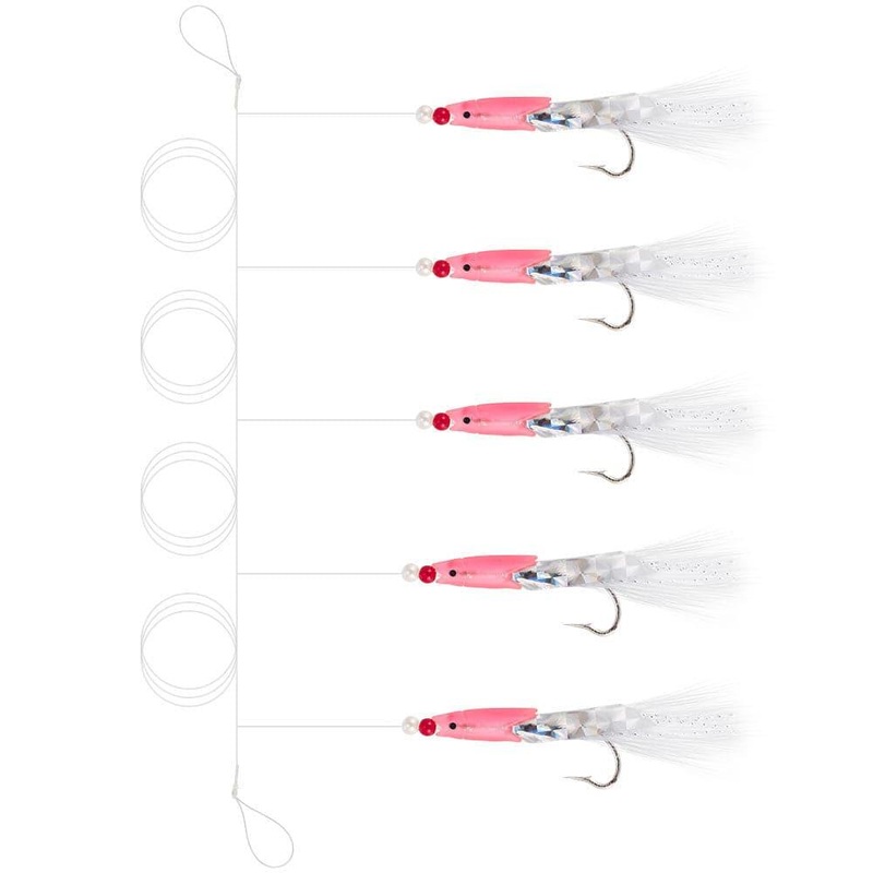 Dr.Fish 5/10 packs Mackerel Feathers Rigs