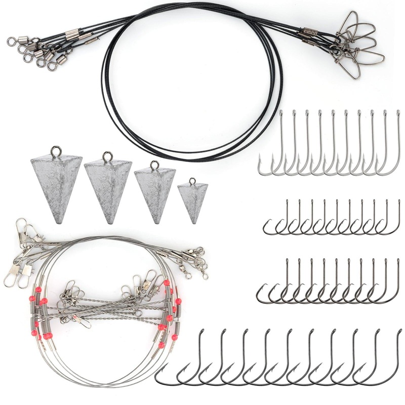 Dr.Fish 54pcs Sea Fishing Rig Making Kit