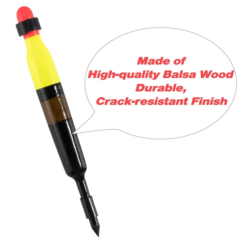 Dr.Fish 5pcs Balsa Wood Floats