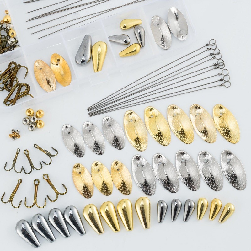 Dr.Fish 120pcs Spinner Making Kit