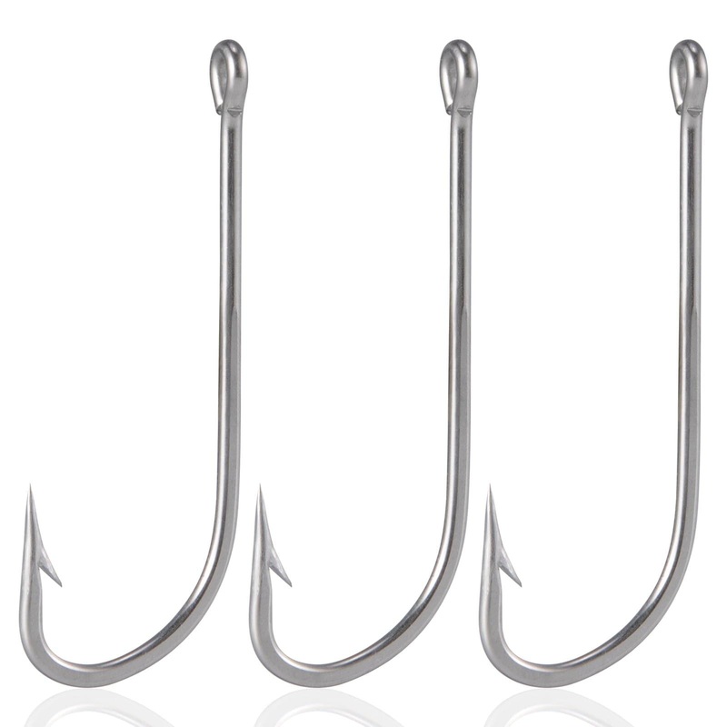 Dr.Fish 20/50pcs O’shaughnessy Hooks 1/0 to 10/0