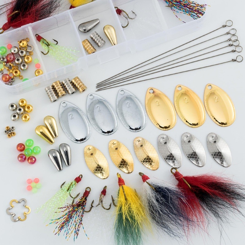 Dr.Fish 98pcs Spinner Making Kit