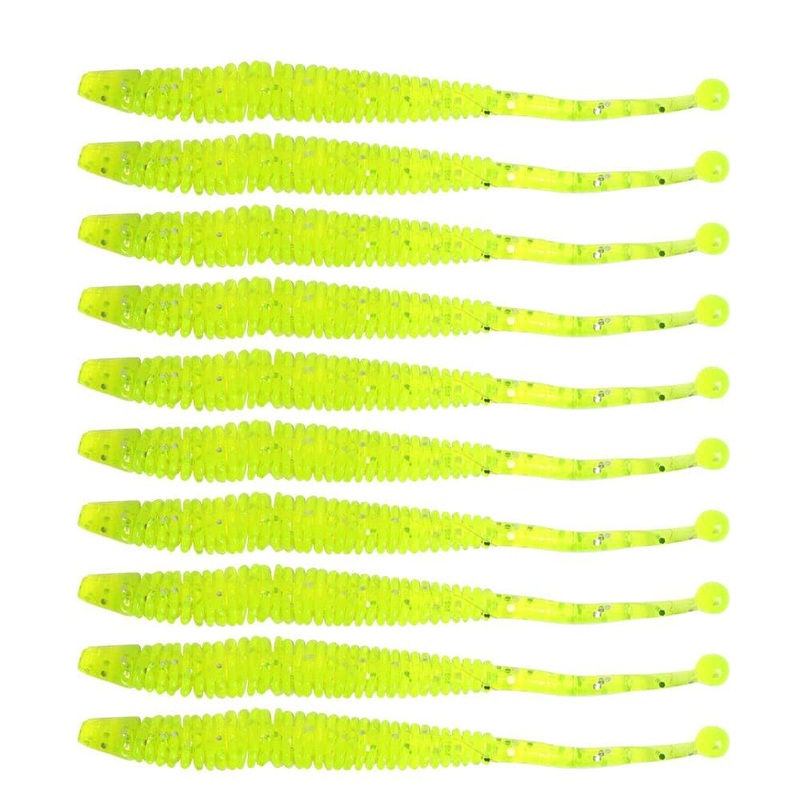 Dr.Fish 10pcs Soft Plastic Sandworms 3.15