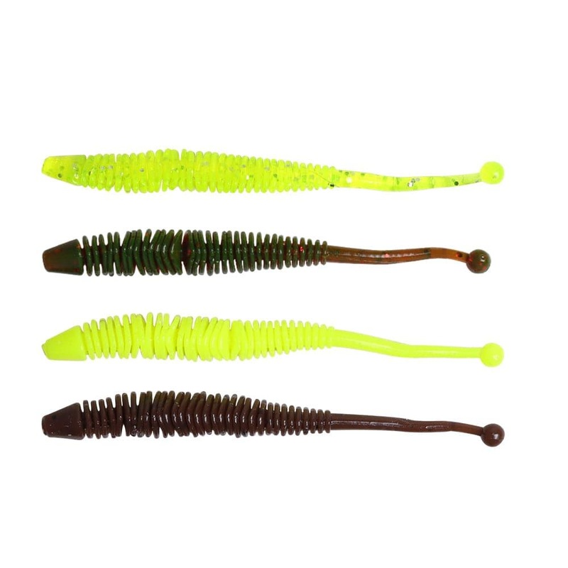 Dr.Fish 10pcs Soft Plastic Sandworms 3.15