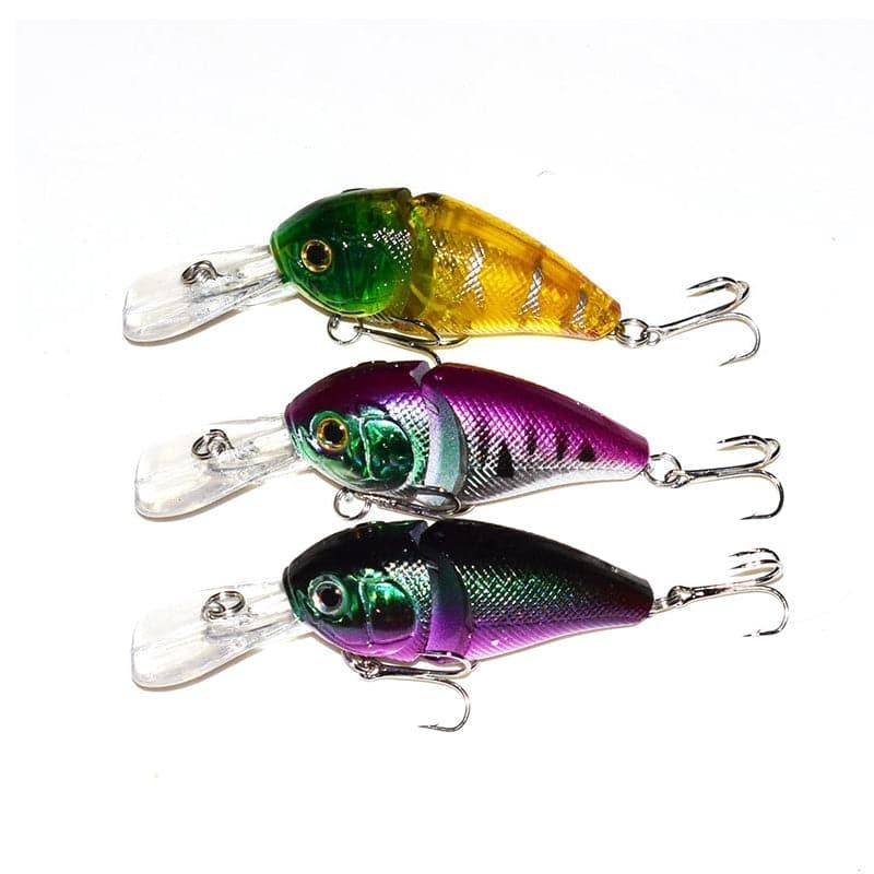 Dr.Fish 3pcs Jointed Crankbait 3.35” 0.5oz