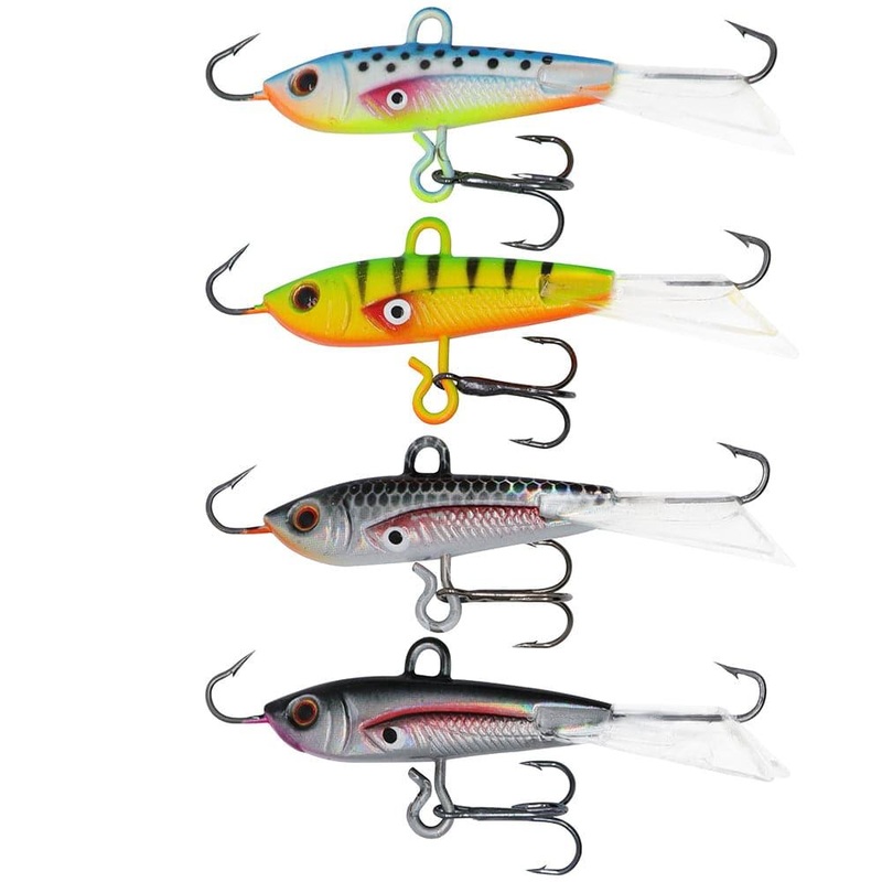 Dr.Fish 4pcs Ice Fishing Jigs 5/16oz