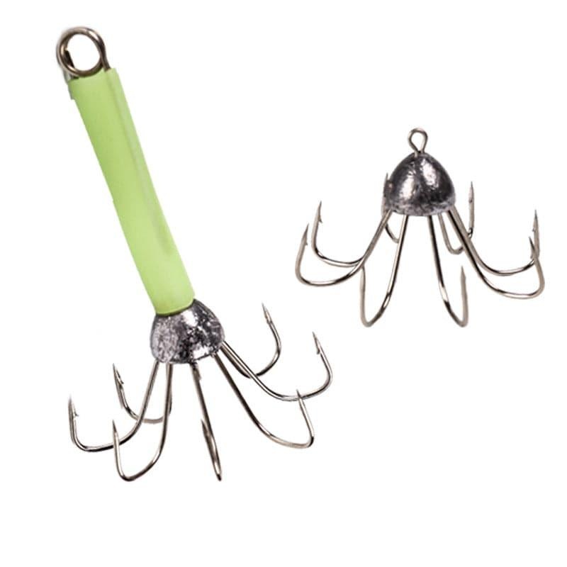 Dr.Fish 5pcs Octagonal Hooks Luminous