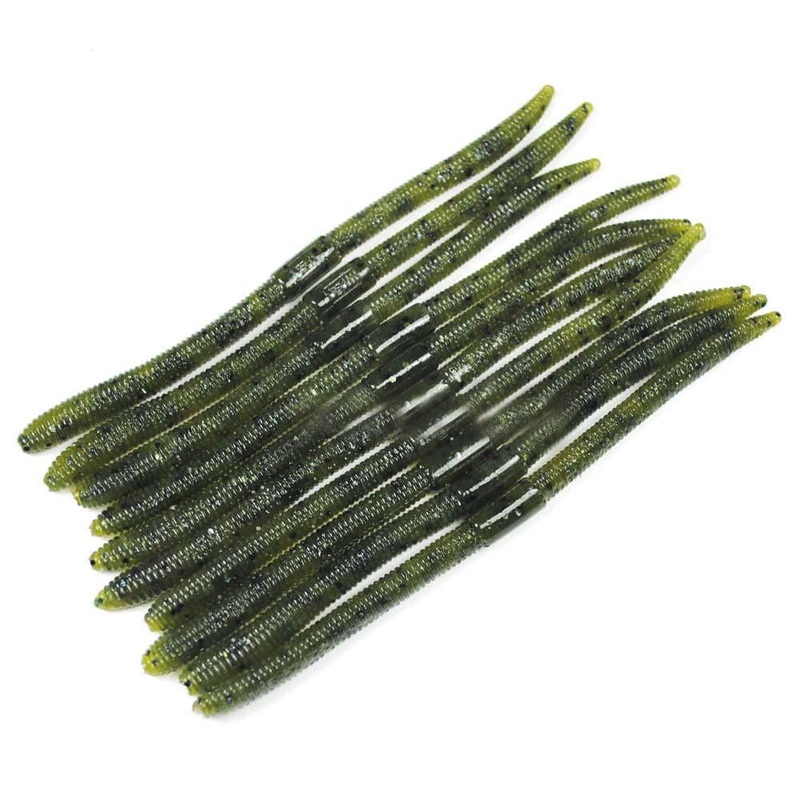 Dr.Fish 8pcs Wacky Worms Baits 5.4”