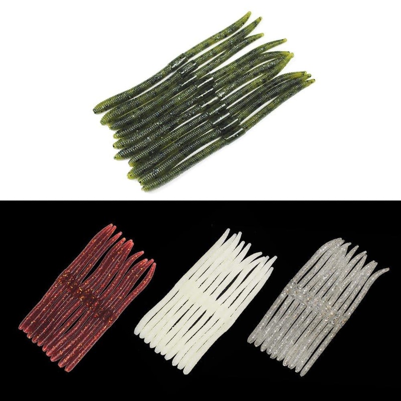 Dr.Fish 8pcs Wacky Worms Baits 5.4”