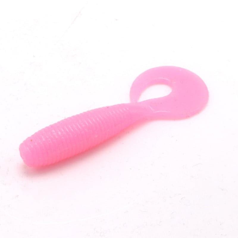 Dr.Fish 10pcs Soft Plastic Grubs 2.36