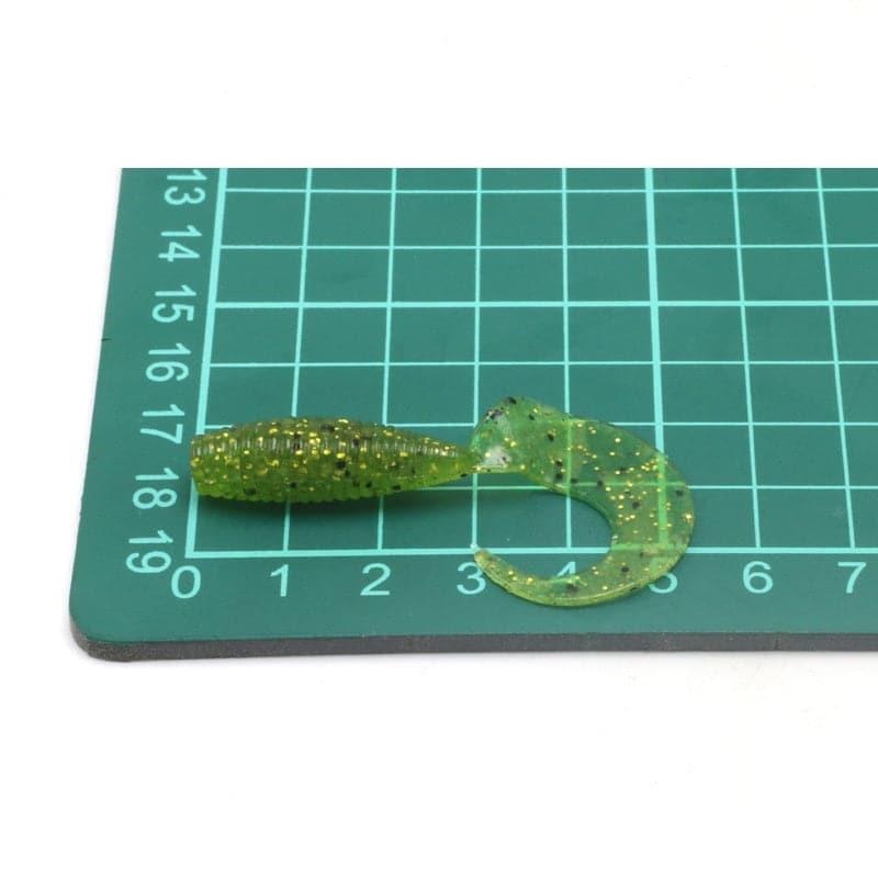 Dr.Fish 14pcs Wide Tail Grubs 2”