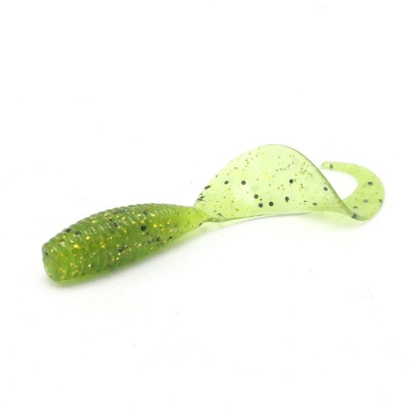 Dr.Fish 14pcs Wide Tail Grubs 2”