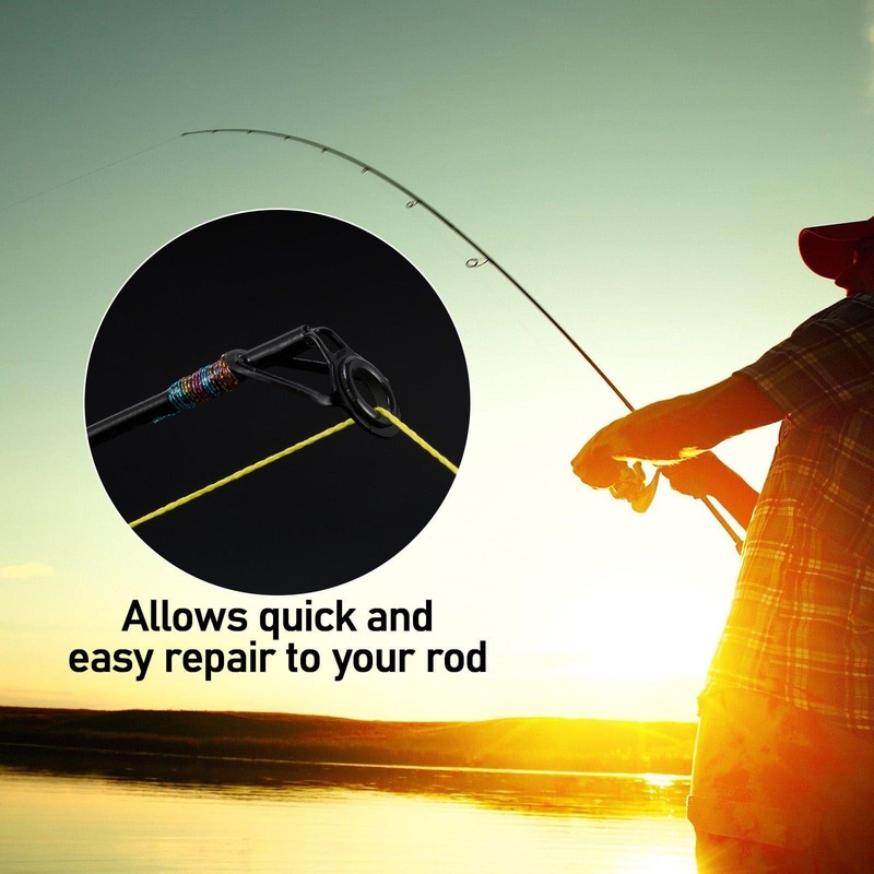 Dr.Fish 23pcs Rod Tip Repair Kit