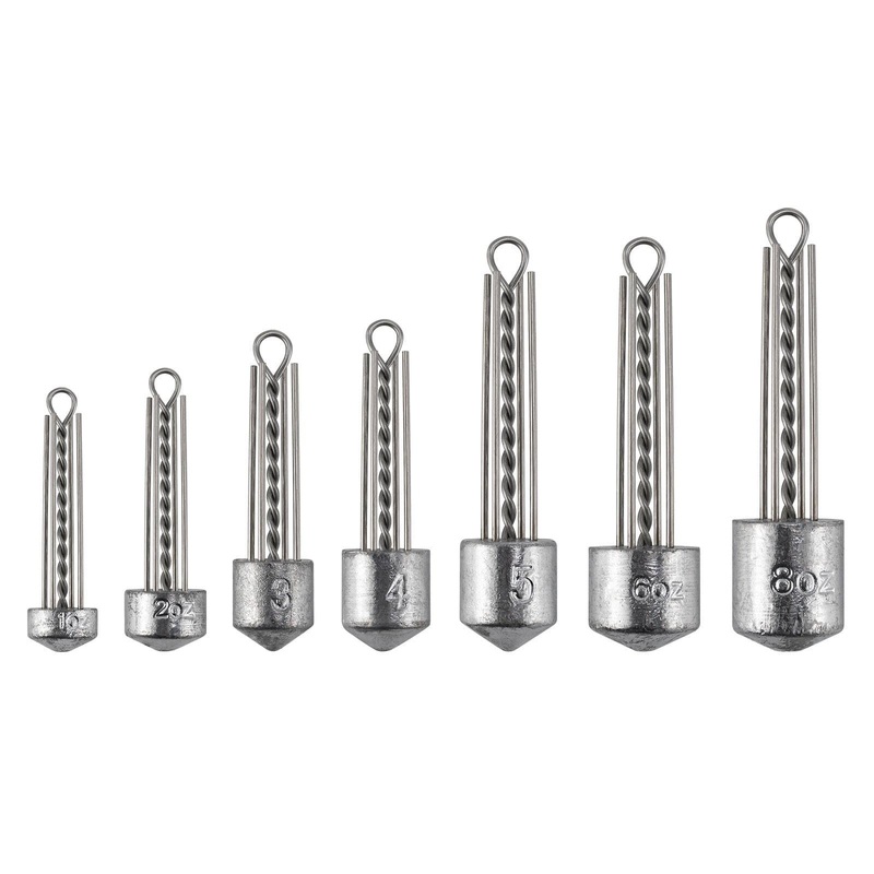 Dr.Fish 5pcs Spider Sinker Weights 1 to 8oz