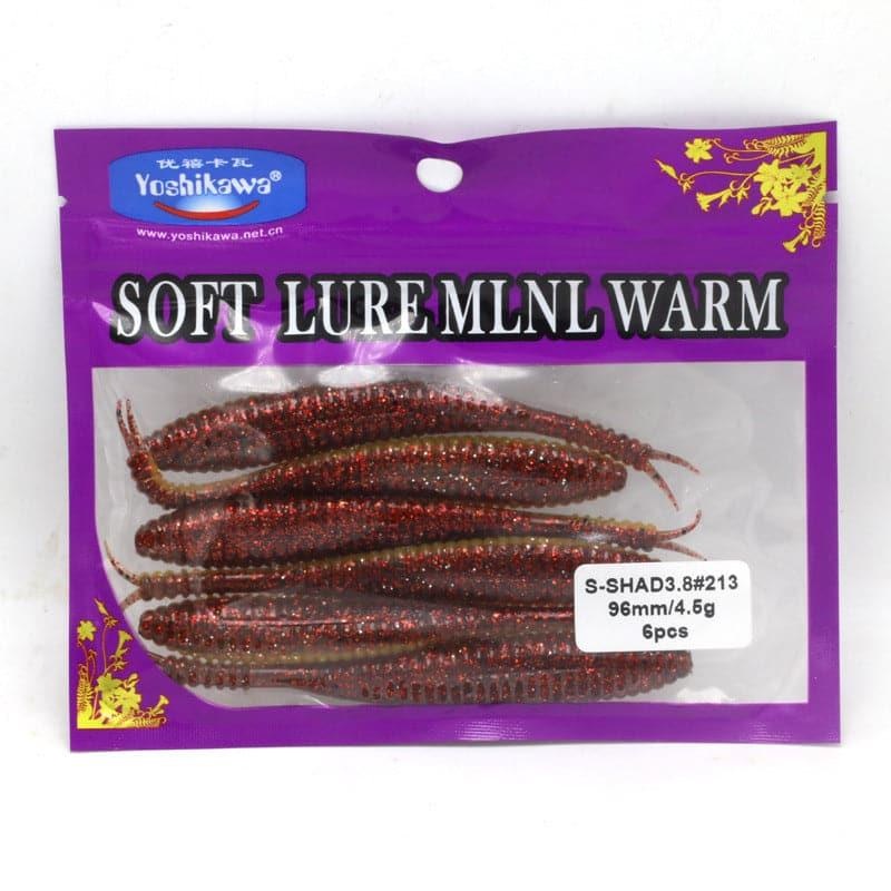 Dr.Fish 6/7pcs Split Tail Swimbaits 3.78”