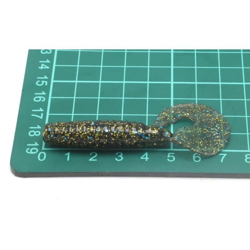 Dr.Fish 6pcs Soft Plastic Grubs 2.75”