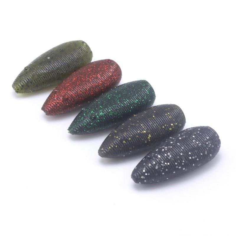 Dr.Fish 6pcs TTT Fat Worms 1.97”