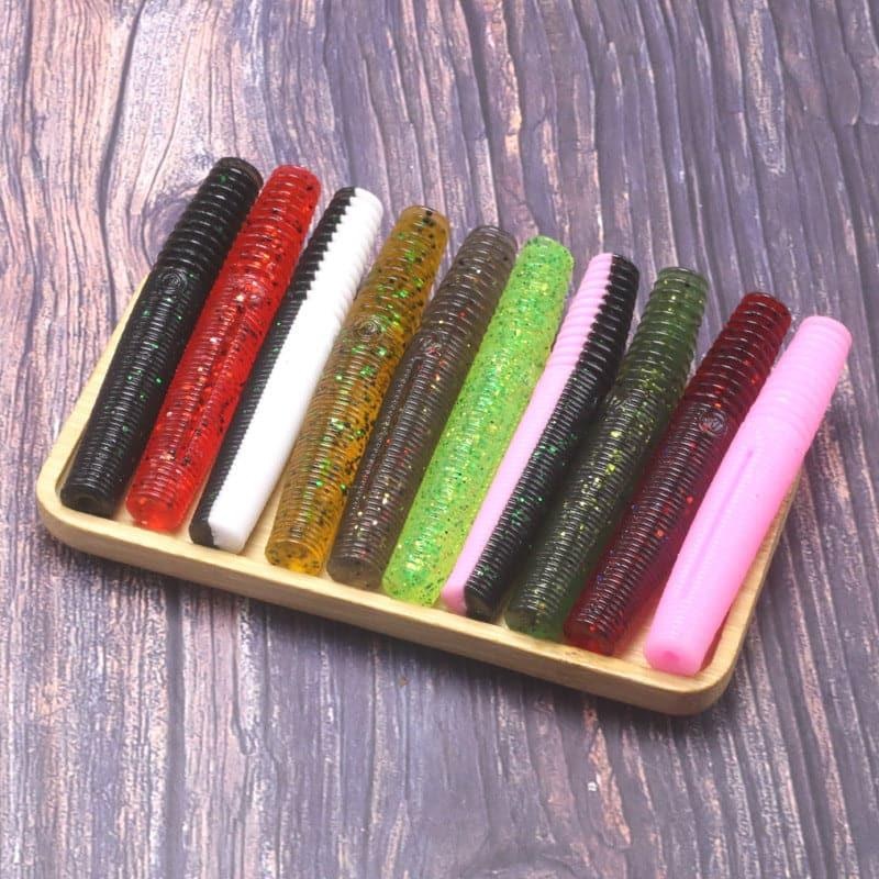 Dr.Fish 8/10pcs Floating Worms 2.75”