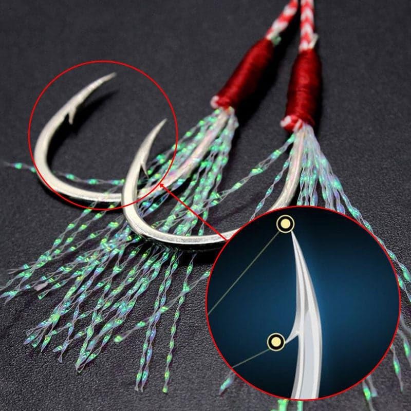 Dr.Fish Lot Double Assist Hooks #10-#20