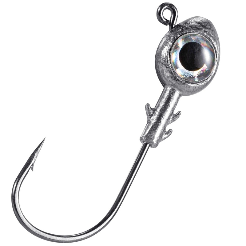 Dr.Fish 10 pcs 3D Jigs Heads 1/2oz-3/16oz