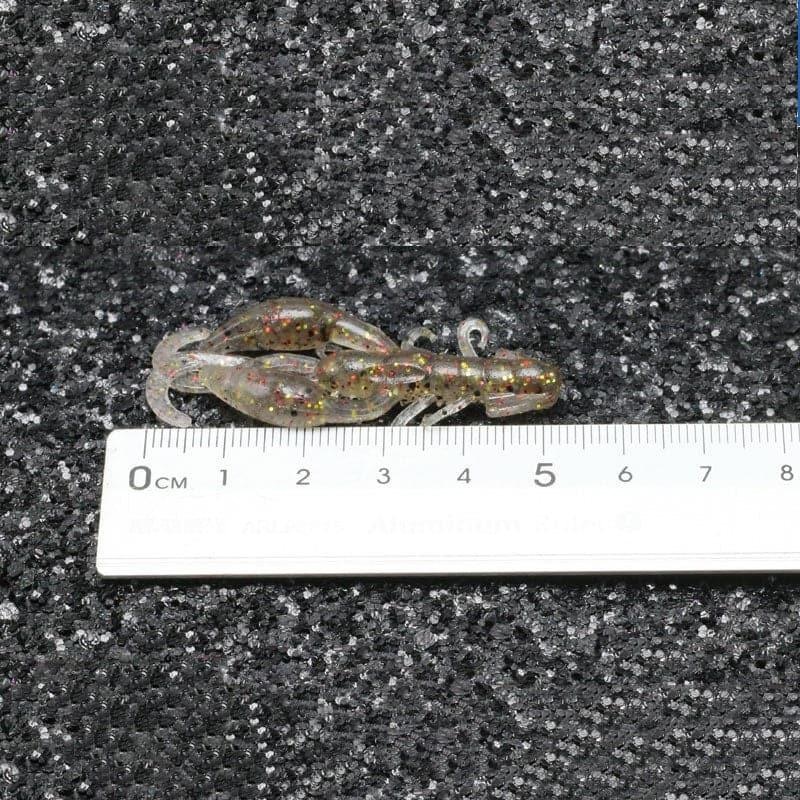 Dr.Fish 15pcs Soft Plastic Craws 1.97”