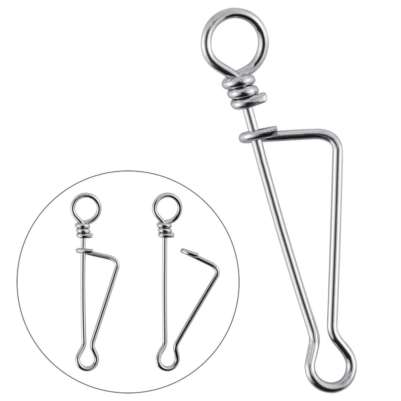 Dr.fish 20pcs Quick Change Clip Hook Lure Connector 13-209lb