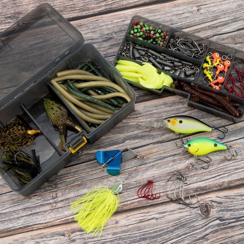 Dr.Fish 278pcs Bass Fishing Tackles Kit