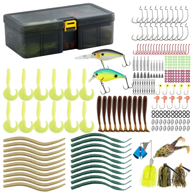 Dr.Fish 278pcs Bass Fishing Tackles Kit