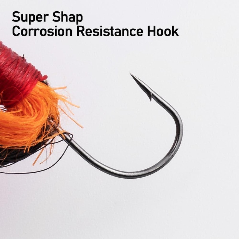 Dr.Fish 5pcs Bucktail Jigs 0.07-0.18oz