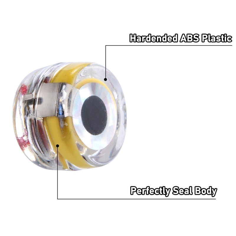 Dr.Fish Lot Round Eye LED Lures (with Hole)