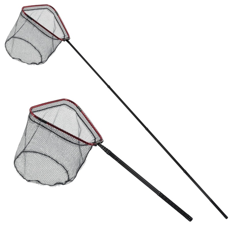 Dr.Fish Telescoping Long Handle Landing Net 8.6ft 9.8ft