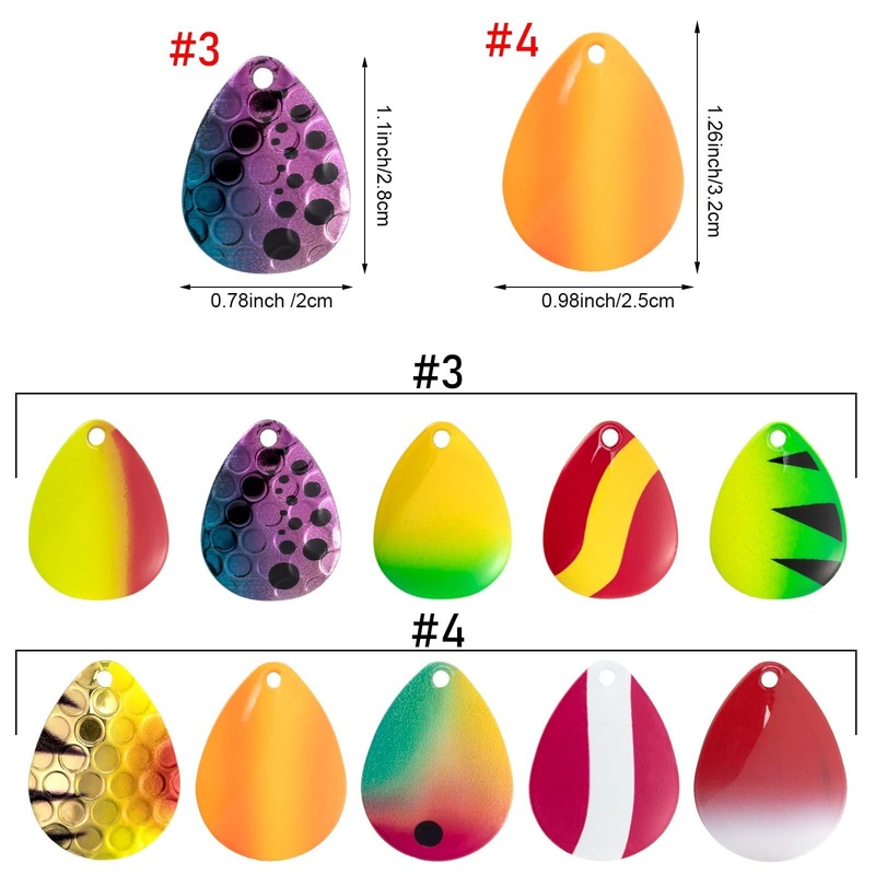 Dr. Fish 10pcs Spinner Rig Kit