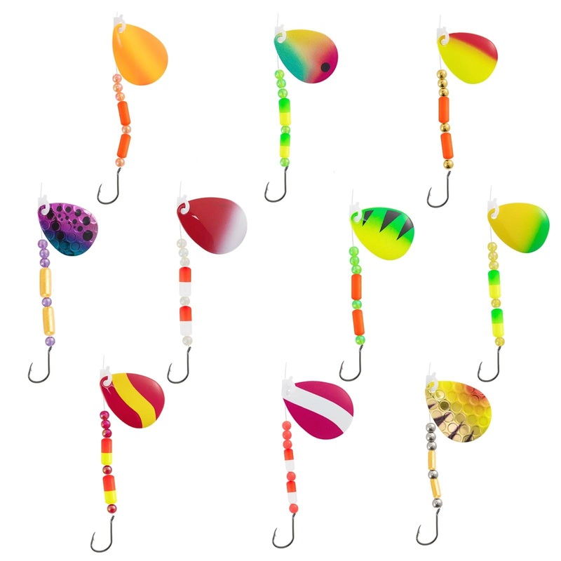 Dr. Fish 10pcs Spinner Rig Kit