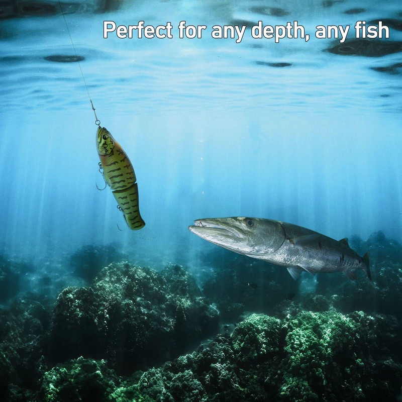 Dr.Fish  Jointed Swimbait Glide Lure 5.3”1oz