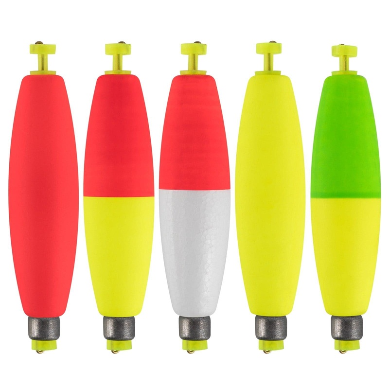 Dr.Fish 10pcs Cigar Shape Fishing Float 3/32-3/10oz,2-3.8”