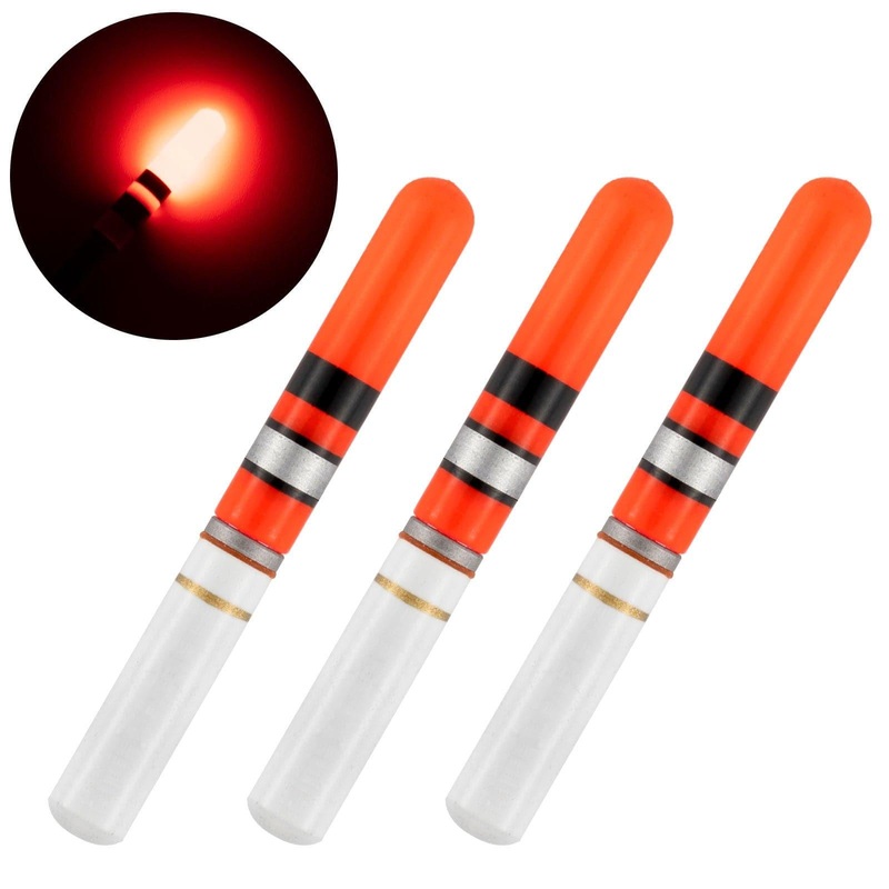 Dr.Fish 10pcs Glow Sticks LED Fish Floats