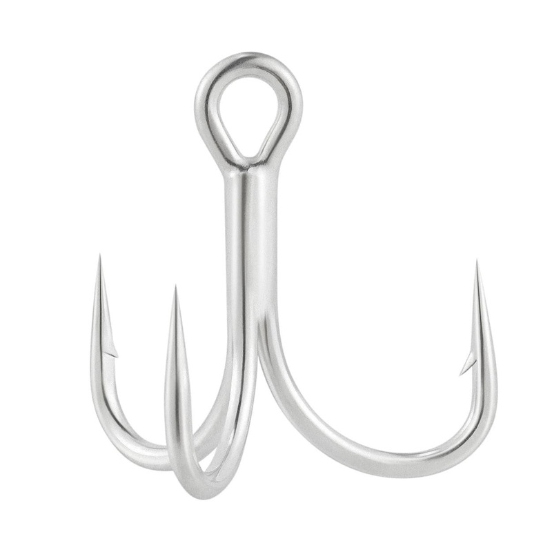 Dr.Fish 30pcs 4X Treble Hooks #8-#3/0
