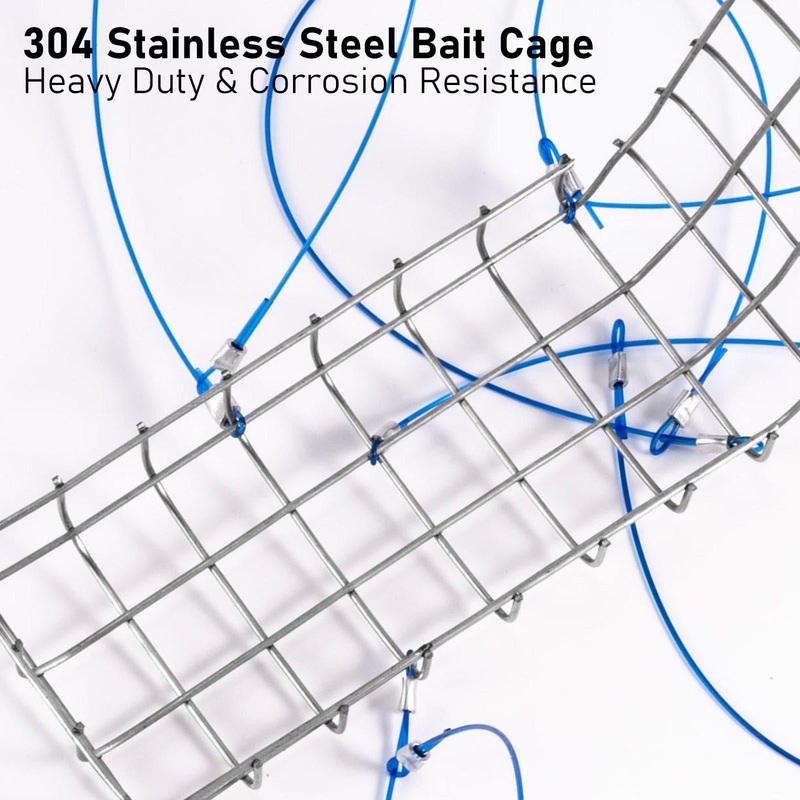 Dr.Fish Castable Crab Traps with 8 Loops